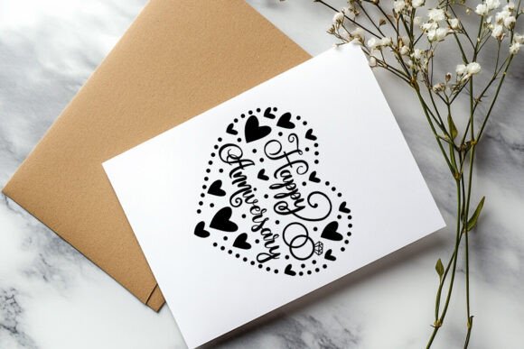 Download Happy Anniversary Heart Shape Svg Sign - Svg sign Collection
