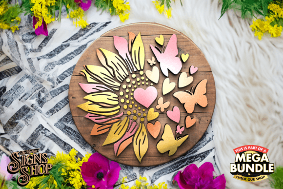 Download Half Flower Half Butterflies | SVG Sign - Svg sign Collection