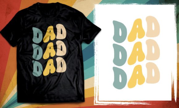 Download Dad Typography T Shirt Design. - Premium Resources